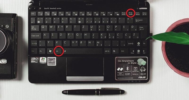 Zrzut ekranu na laptopie HP