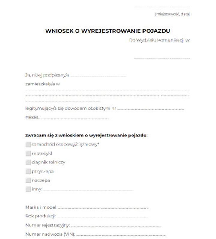 Poradnik prawny wyrejestrowanie