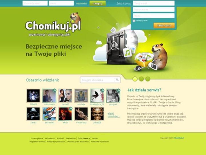 Przechowywanie ebooków Chomikuj