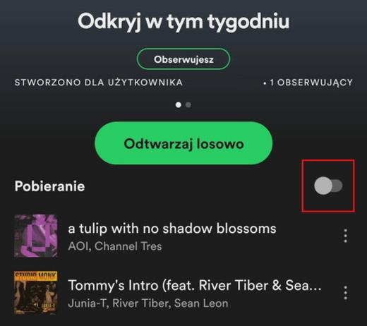 Pobieranie muzyki ze Spotify
