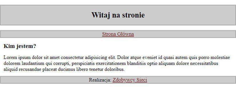 Środowisko pracy z HTML