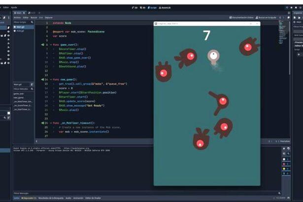Tworzenie gier w Godot od podstaw – pierwszy projekt krok po kroku