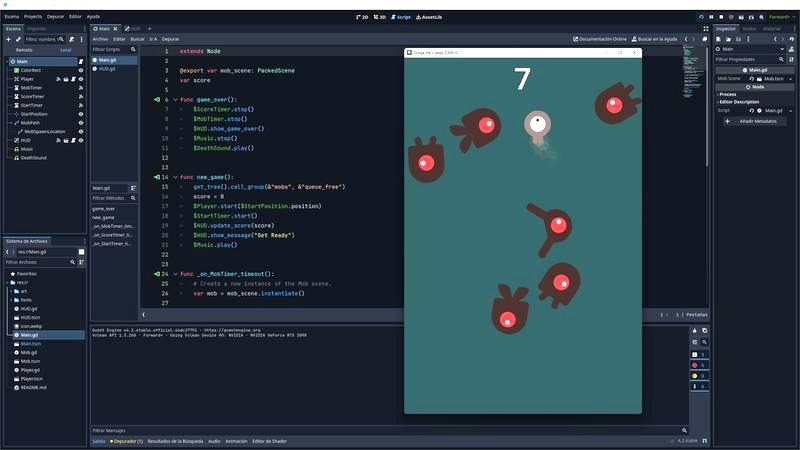 Tworzenie gier w Godot od podstaw – pierwszy projekt krok po kroku